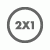 promo 2x1