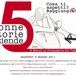 8 MARZO IN COMPAGNIA DELLE DONNE: 5 PRODUTTRICI VS. ANDREA SCANZI