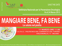 Settimana della Prevenzione Oncologica: dal 16 al 24 marzo