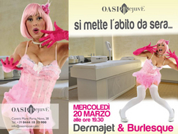 Spettacolo Burlesque all'Oasy Rejuve