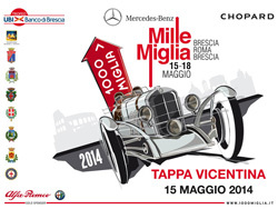 Mille Miglia 2014, il 15 maggio alle 20.30 è previsto il passaggio in piazza dei Signori