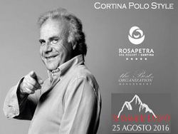 Jerry Calà a Cortina per il Summer Event del Rosapetra