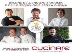 Cucinare – Per piacere, per mestiere : 11-14 febbraio 2017