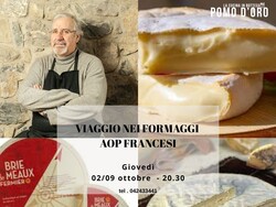 viaggio nei formaggi aop francesi - 2 e 9 ottobre