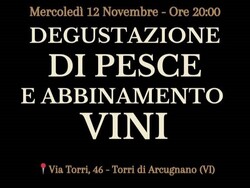 degustazione di pesce e abbinamento vini
